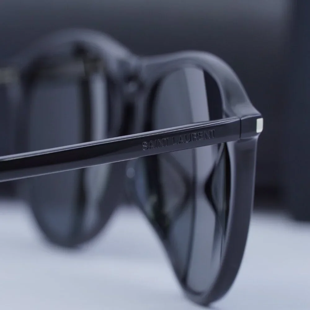 🕶️ New Saint Laurent SL667 001 Sunglasses - Black Frame, Black Lenses